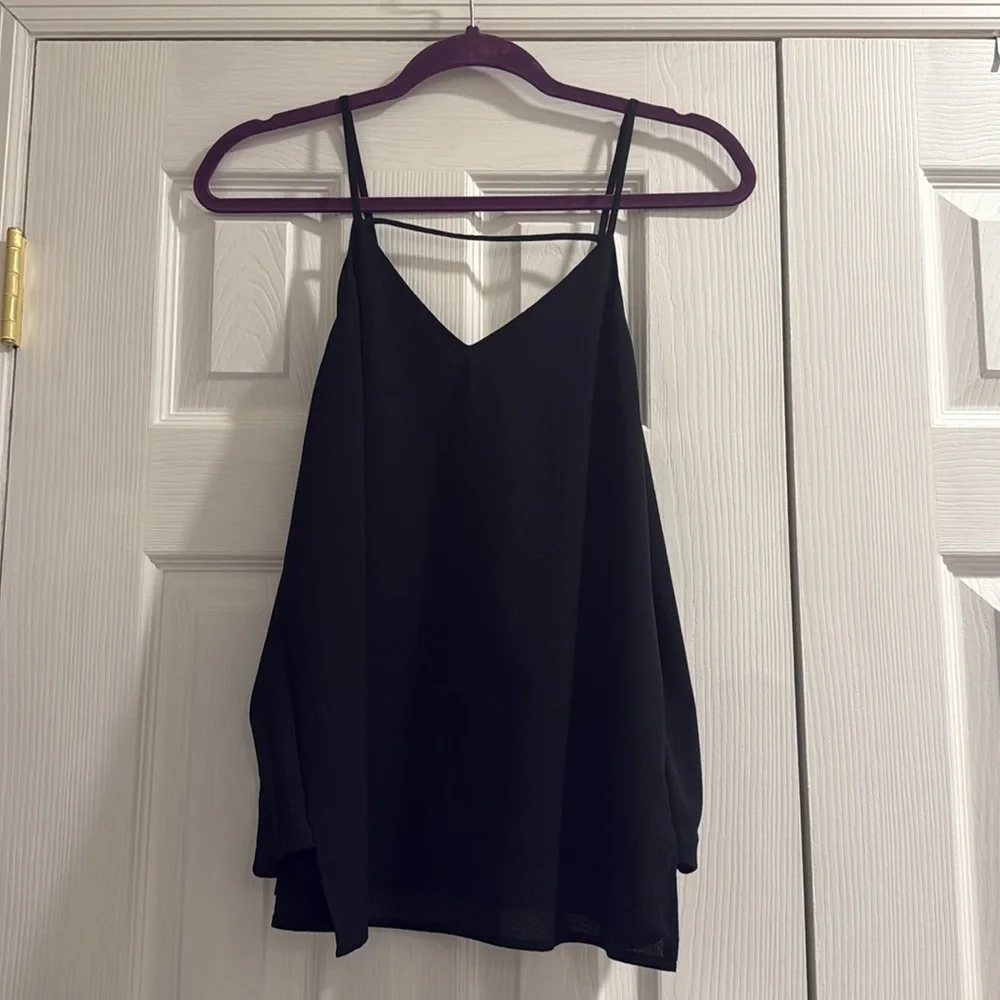 *Last Chance Price*.Cooper & Ella Like New Worn Once Bubble Criss Cross Top - Picture 3 of 3
